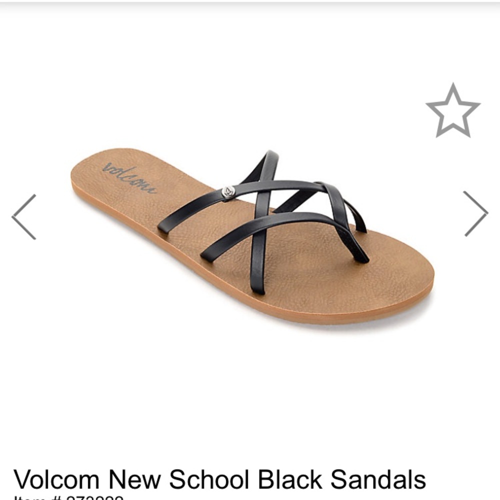 Volcom flip flops